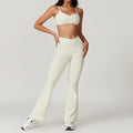 Conjunto de yoga de 2 piezas para mujer: sujetador y pantalón